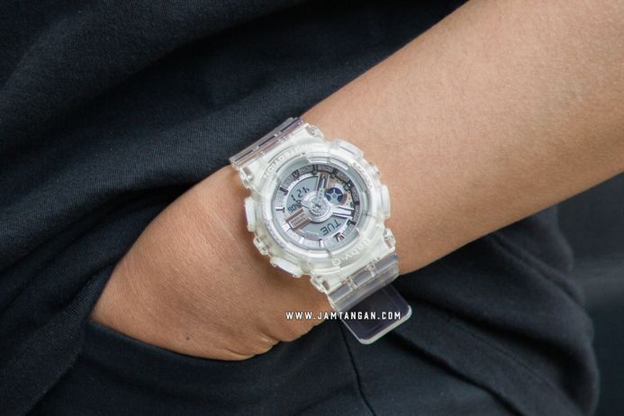 Casio Baby-G BA-110CR-7ADR Aqua Planet Digital Analog Dial Transparent Resin Band