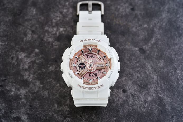 Baby g white rose gold best sale