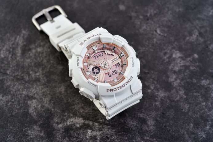 Baby g pink rose gold hot sale