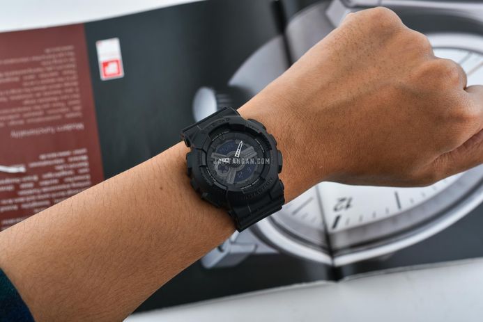 Casio Baby-G BA-110XBC-1ADR Digital Analog Dial Black Resin Band