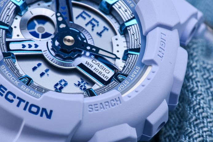 Casio Baby-G BA-110YK-2AJF Y2K Inspired Digital Analog Dial Blue Resin Band (JDM)
