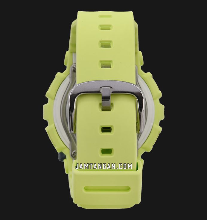 Casio Baby-G BA-110YK-3ADR Y2K Inspired Digital Analog Dial Green Resin Band