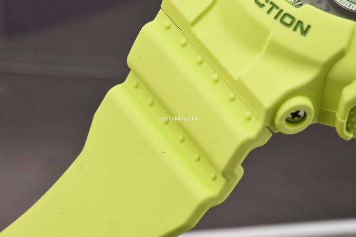 Casio Baby-G BA-110YK-3ADR Y2K Inspired Digital Analog Dial Green Resin Band