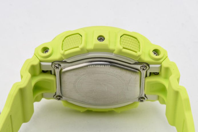 Casio Baby-G BA-110YK-3ADR Y2K Inspired Digital Analog Dial Green Resin Band