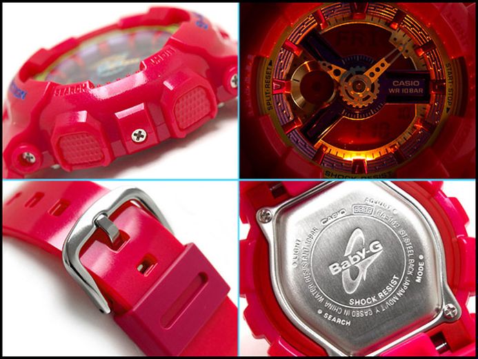 Casio Baby-G BA-112-4A BA-112-4ADR Multi Color Digital