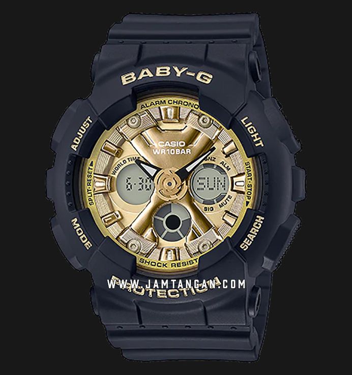 Casio Baby-G BA-130-1A3 BA-130-1A3DR Gold Digital Analog Casio Baby-G BA-130-1A3 BA-130-1A3DR Gold Digital Analog