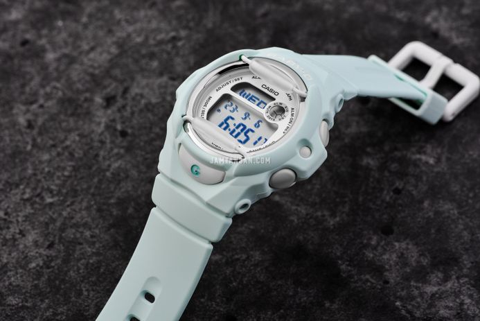 Casio Baby-G BG-169U-3DR Digital Dial Light Blue Resin Band