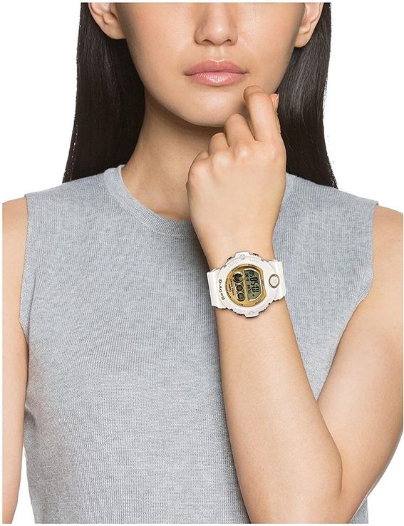 Casio Baby-G BG-6901-7 BG-6901-7DR Digital Dial White Resin Band - Main Image