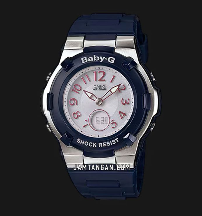 Casio Baby-G BGA-1100-2B BGA-1100-2BJF Tough Solar Silver