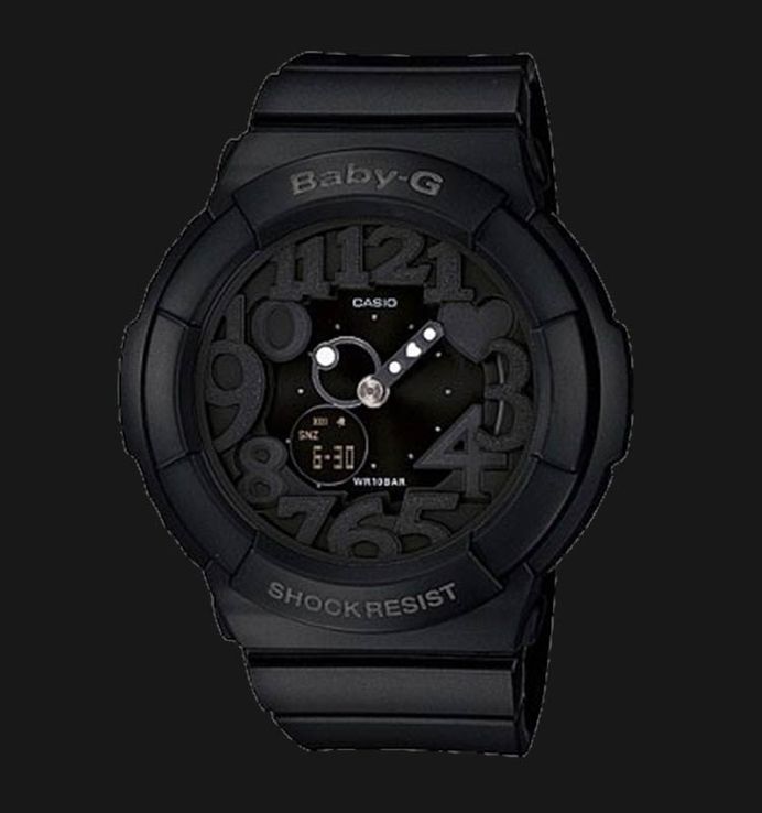 Casio Baby-G BGA-131-1B BGA-131-1BDR Black Digital Analog