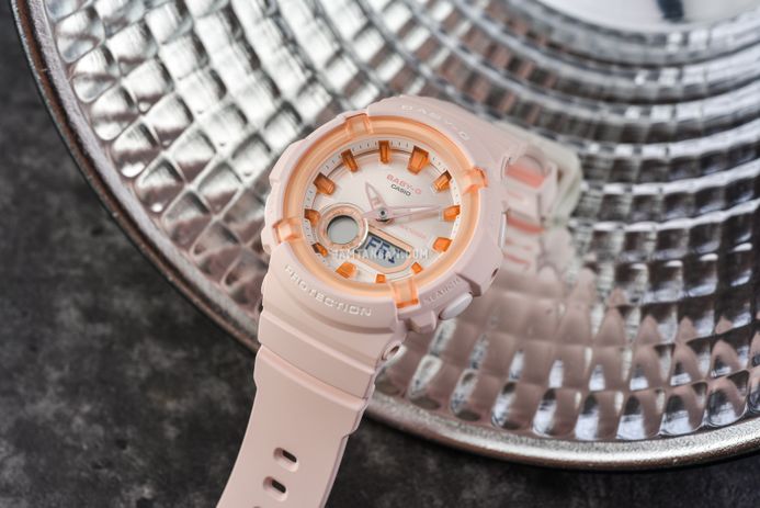 Casio Baby-G BGA-280SW-4ADR Sweet Collection Digital Analog Pink Dial Pink Pastel Resin Band