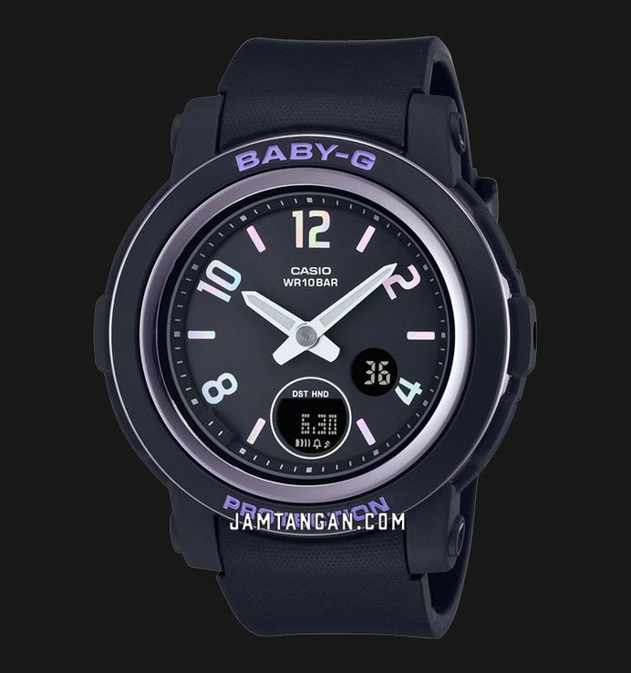 Casio Baby-G BGA-290DR-1AJF Ladies Digital Analog Black Dial Black Resin Band (JDM)