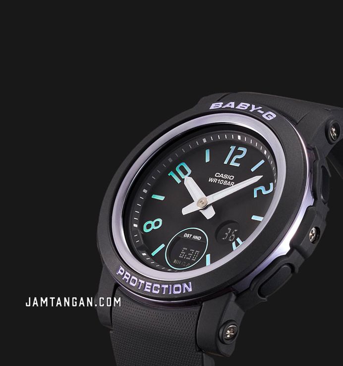 Casio Baby-G BGA-290DR-1AJF Ladies Digital Analog Black Dial Black Resin Band (JDM)