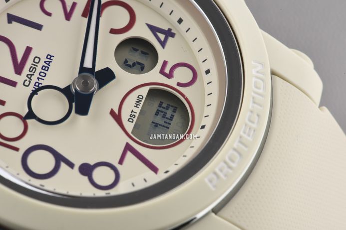 Casio Baby-G BGA-290PA-7AJF Retro Pop Digital Analog Dial White Resin Band (JDM)