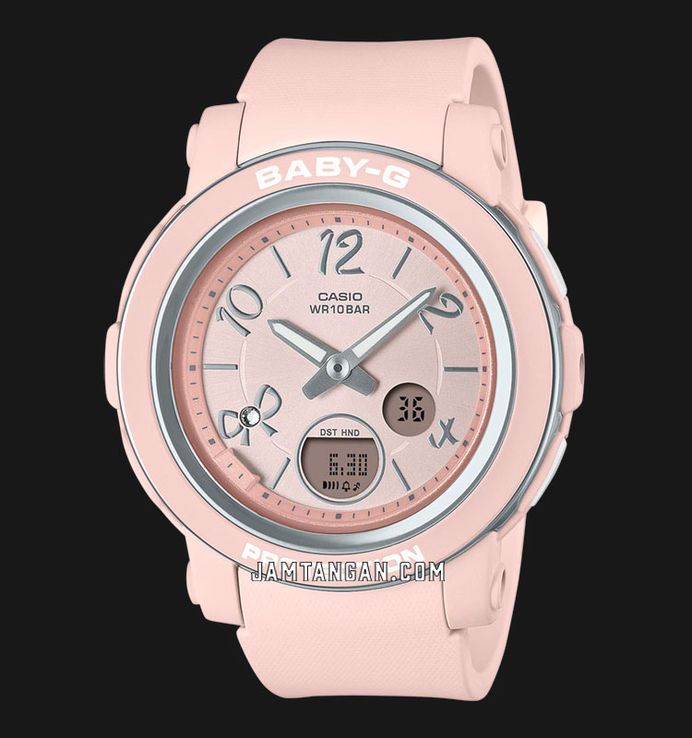 Casio Baby-G BGA-290RA-4AJF Ribbon Digital Analog Dial Pink Resin Band (JDM)