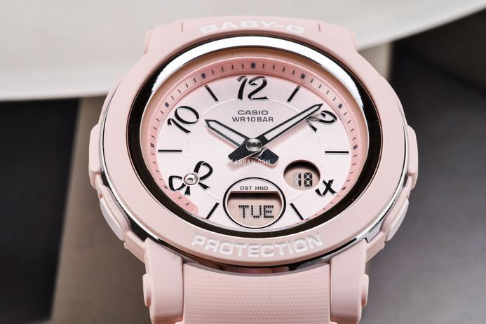 Casio Baby-G BGA-290RA-4AJF Ribbon Digital Analog Dial Pink Resin Band (JDM)