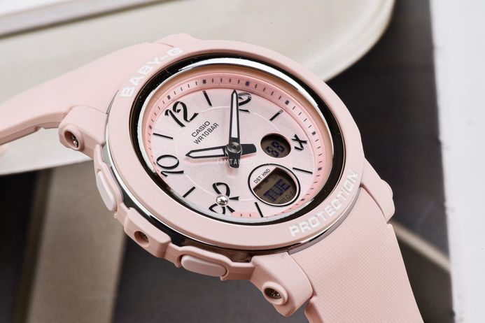 Casio Baby-G BGA-290RA-4AJF Ribbon Digital Analog Dial Pink Resin Band (JDM)