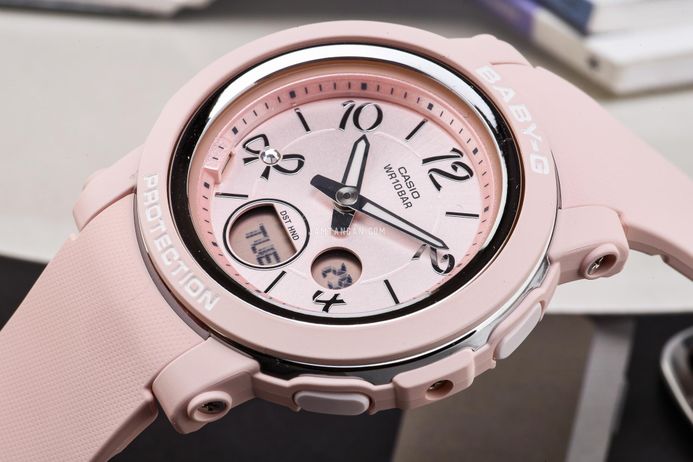 Casio Baby-G BGA-290RA-4AJF Ribbon Digital Analog Dial Pink Resin Band (JDM)