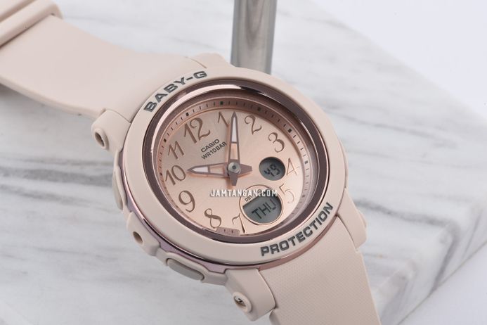 Casio Baby-G BGA-290SA-4ADR Digital Analog Dial Beige Resin Band