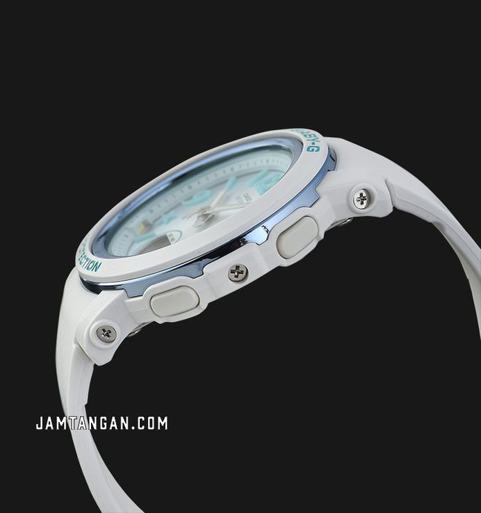 Casio Baby-G BGA-290US-2ADR Sea Elements Series Digital Analog Dial White Resin Band
