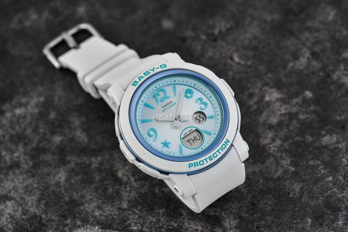 Casio Baby-G BGA-290US-2AJF Sea Elements Series Digital Analog Dial White Resin Band (JDM)