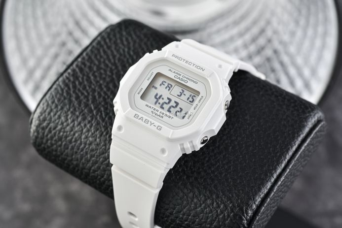 Casio Baby-G BGD-565-7DR The Classic Digital Dial Versatile White Resin Band