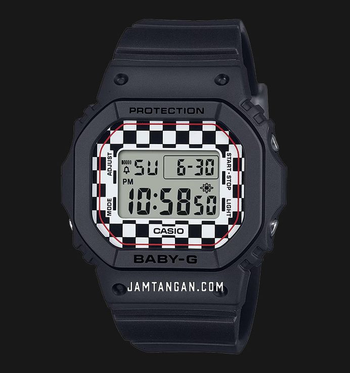 Casio Baby-G BGD-565GS-1DR Street Skate Culture Ladies Digital Dial Black Resin Band