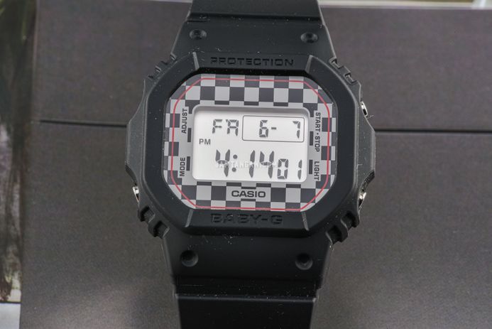 Casio Baby-G BGD-565GS-1DR Street Skate Culture Ladies Digital Dial Black Resin Band