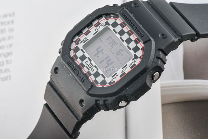 Casio Baby-G BGD-565GS-1DR Street Skate Culture Ladies Digital Dial Black Resin Band
