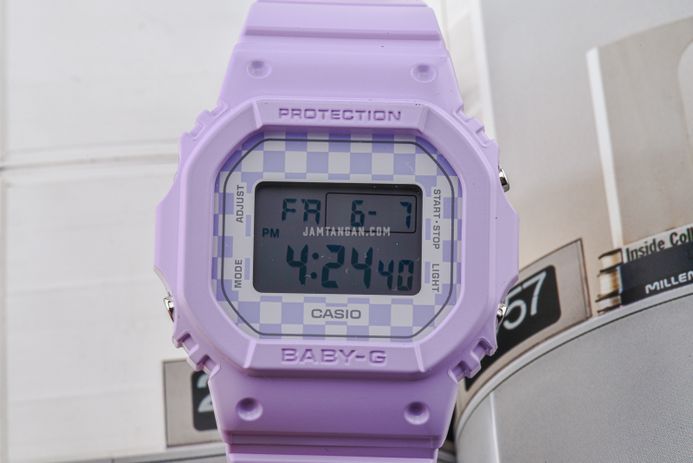 Casio Baby-G BGD-565GS-6DR Street Skate Culture Ladies Digital Dial Purple Resin Band