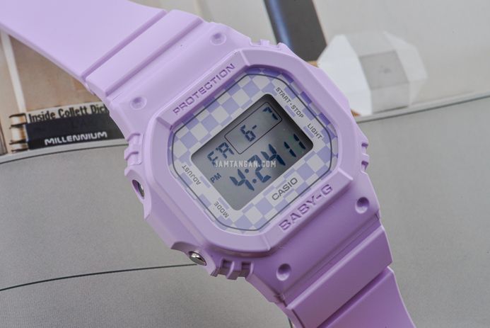 Casio Baby-G BGD-565GS-6DR Street Skate Culture Ladies Digital Dial Purple Resin Band