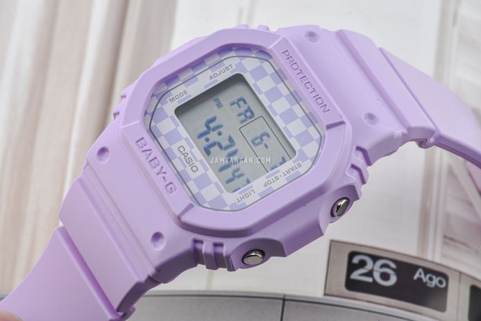 Casio Baby-G BGD-565GS-6DR Street Skate Culture Ladies Digital Dial Purple Resin Band