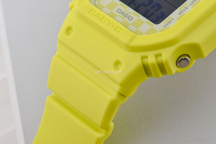 Casio Baby-G BGD-565GS-9DR Street Skate Culture Ladies Digital Dial Yellow Resin Band