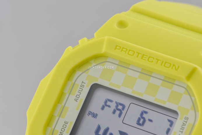 Casio Baby-G BGD-565GS-9DR Street Skate Culture Ladies Digital Dial Yellow Resin Band