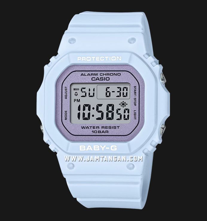 Casio Baby-G BGD-565SC-2DR Digital Dial Blue Pastel Resin Band