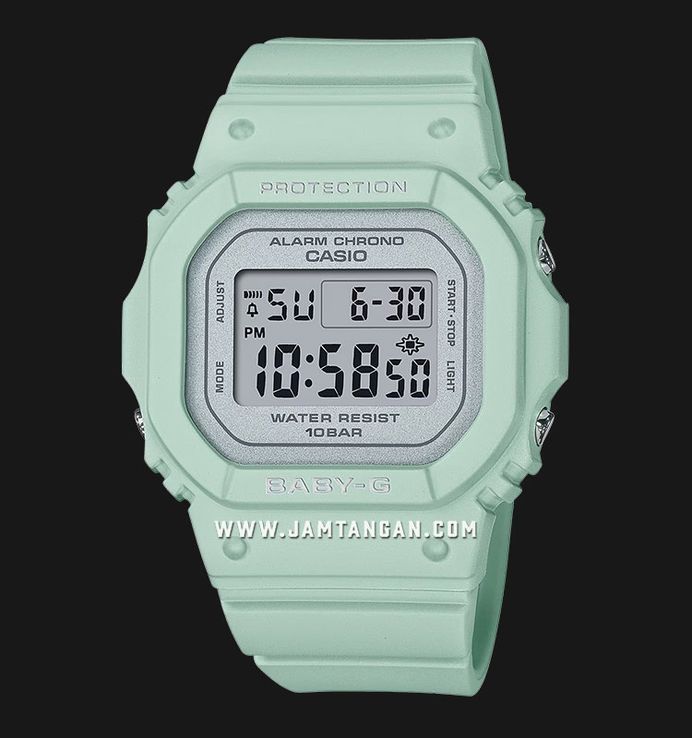 Casio Baby-G BGD-565SC-3DR Digital Dial Green Pastel Resin Band