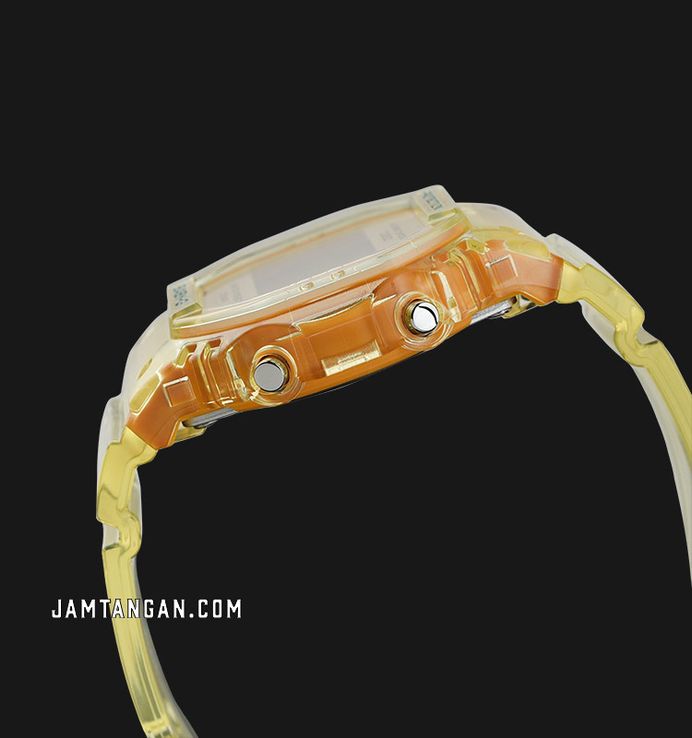 Casio Baby-G BGD-565SJ-9DR Summer Jelly Colours Digital Yellow Dial Transparent Yellow Resin Band