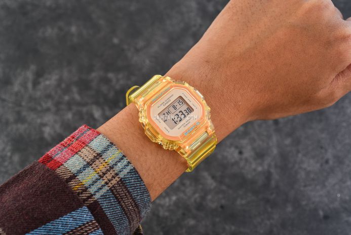 Casio Baby-G BGD-565SJ-9DR Summer Jelly Colours Digital Yellow Dial Transparent Yellow Resin Band