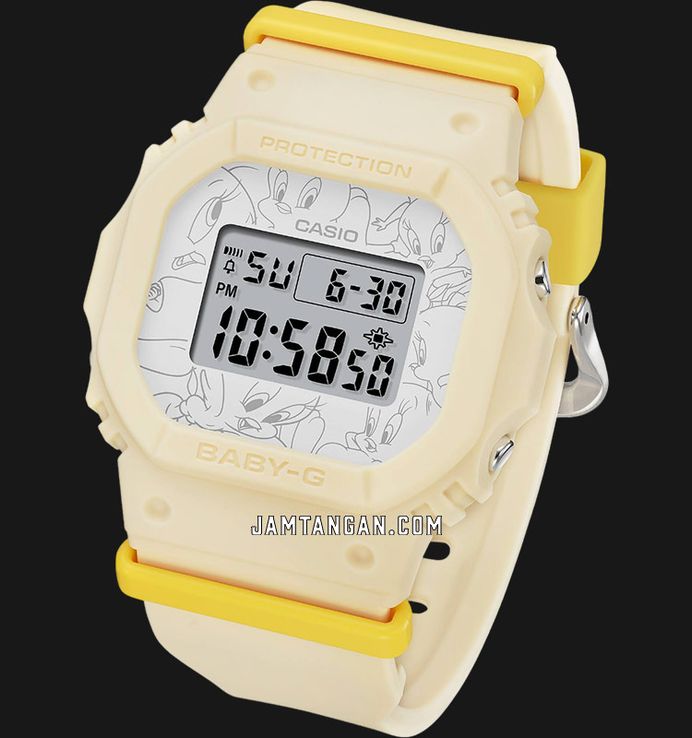 Casio Baby-G BGD-565TW-5JR Tweety Collaboration Model Ladies Digital Dial Yellow Resin Band (JDM)