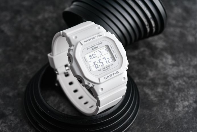 Casio Baby-G BGD-565U-7DR Digital Dial White Resin Band