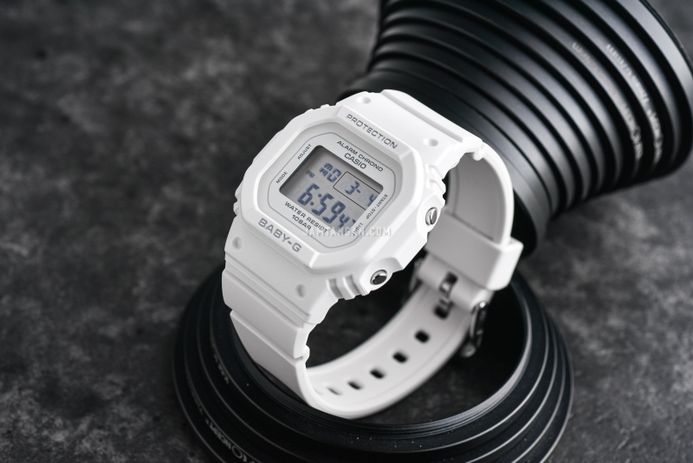 Casio Baby-G BGD-565U-7DR Digital Dial White Resin Band