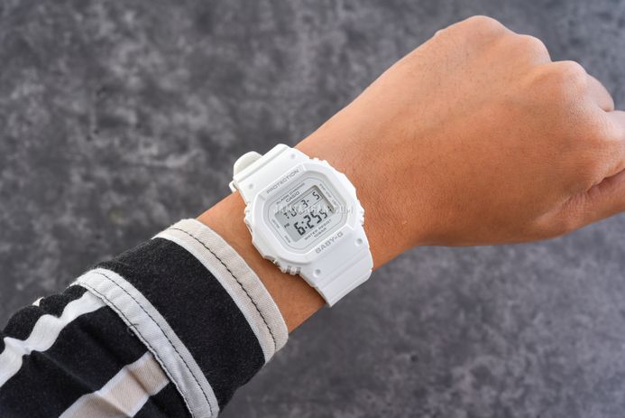 Casio Baby-G BGD-565U-7DR Digital Dial White Resin Band