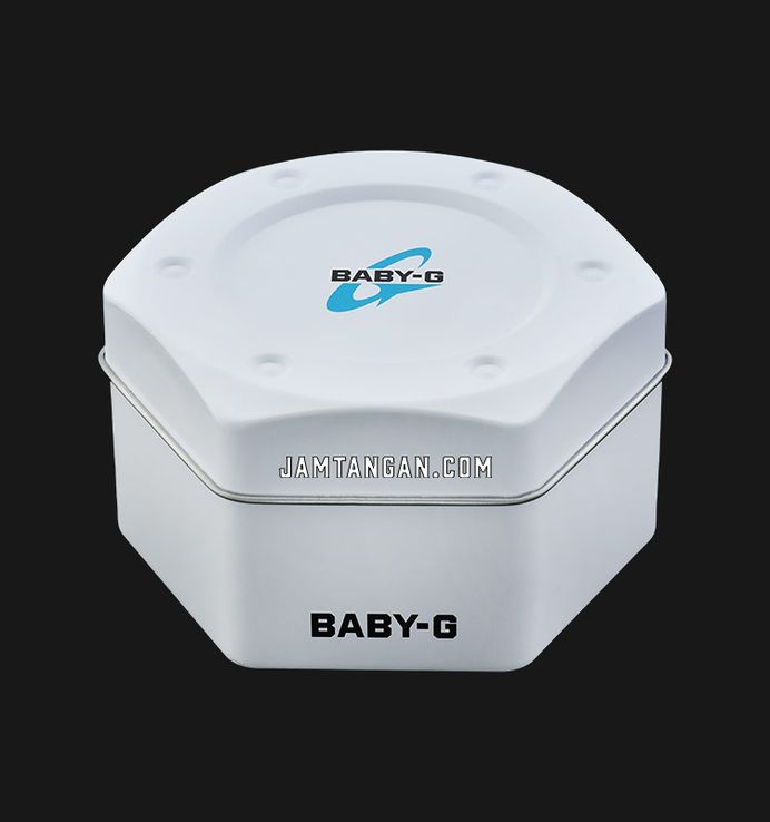 Casio Baby-G BGD-570-7DR Classic Retro Ladies White Digital Dial White Resin Band