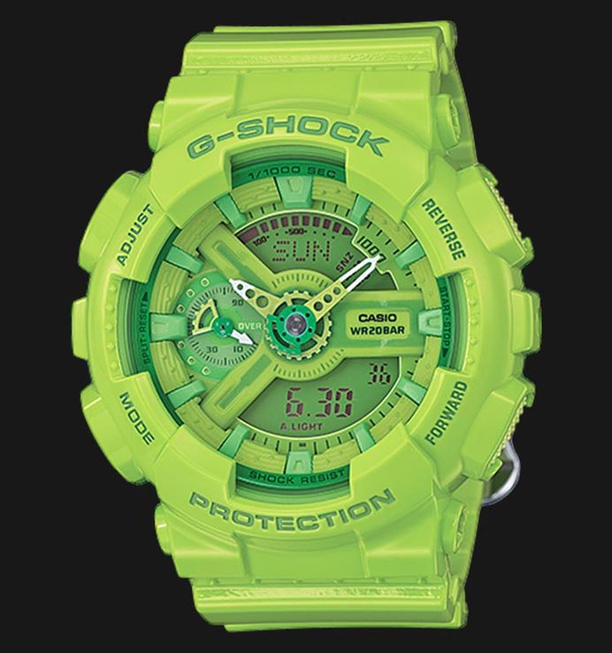 Casio Baby-G GMA-S110CC-3A GMA-S110CC-3ADR Green Digital