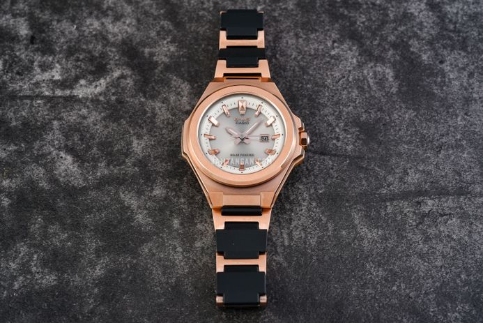 Casio Baby-G MSG Series MSG-S500CG-1ADR Tough Solar Silver Dial Resin Composite Band