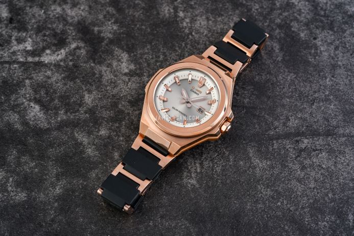Casio Baby-G MSG Series MSG-S500CG-1ADR Tough Solar Silver Dial Resin Composite Band