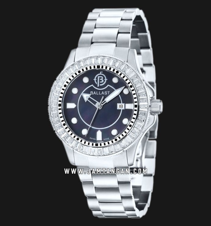 Ballast Vanguard BL-5101-11 Ladies Dark Mother Of Pearl Dial 