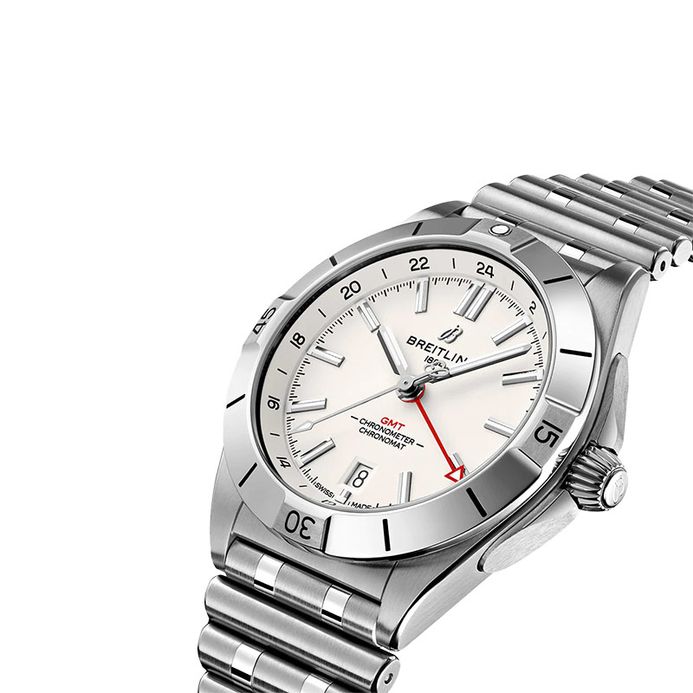 Breitling Chronomat A32398101A1A1 Automatic GMT 40 White Dial
