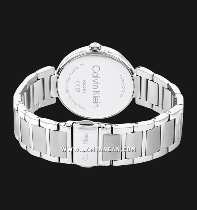 Calvin Klein Sensation 25200249 Ladies Black Dial Stainless Steel Strap