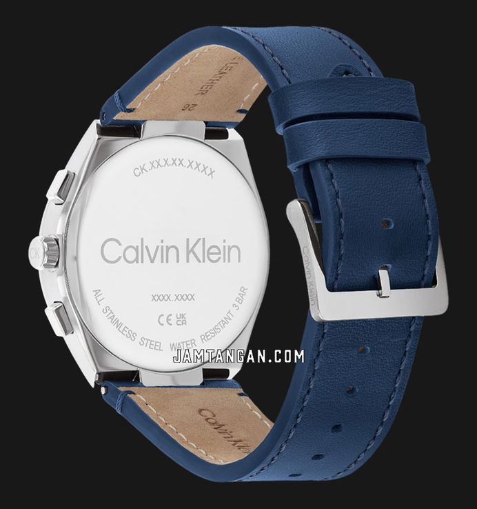 Calvin Klein Distinguish 25200444 Men Multifunction Grey Dial Blue ...